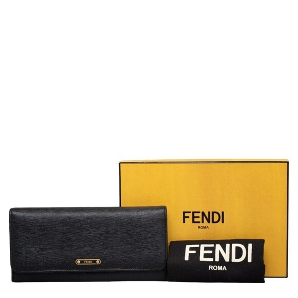 Authentic Fendi Logo Crayons Continental Wallet - Picture 13 of 14
